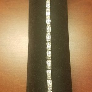 Sterling Silver Cubic Zirconia Bracelet